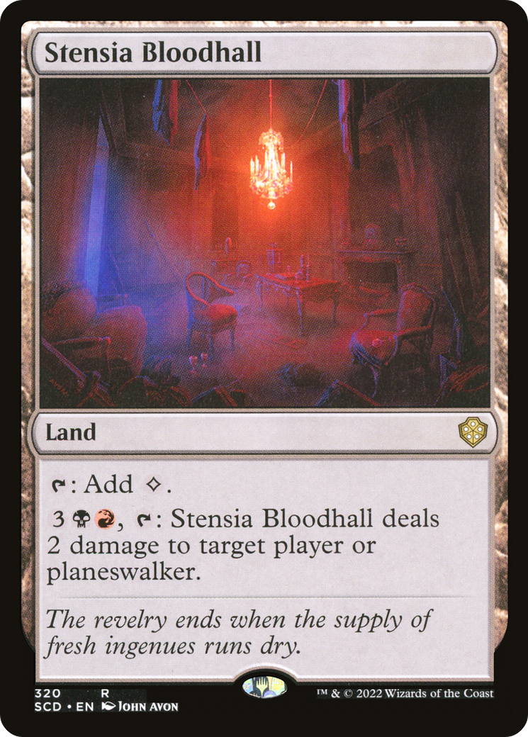 Stensia Bloodhall (SCD-320) [Starter Commander Decks]