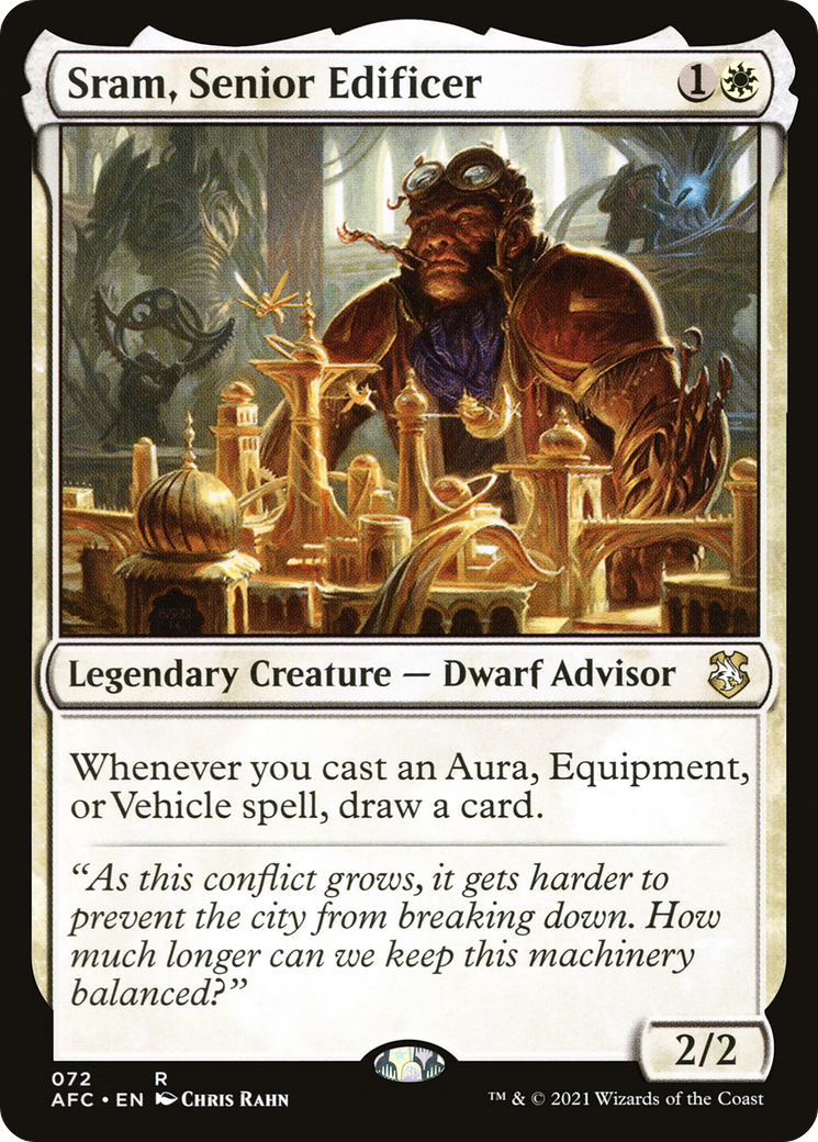 Sram, Senior Edificer (AFC-072) [Forgotten Realms Commander]