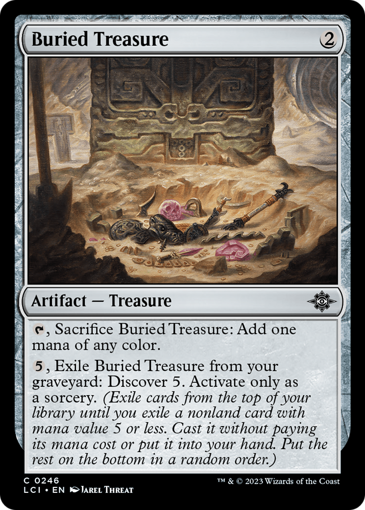 Buried Treasure (LCI-246) [The Lost Caverns of Ixalan] Foil