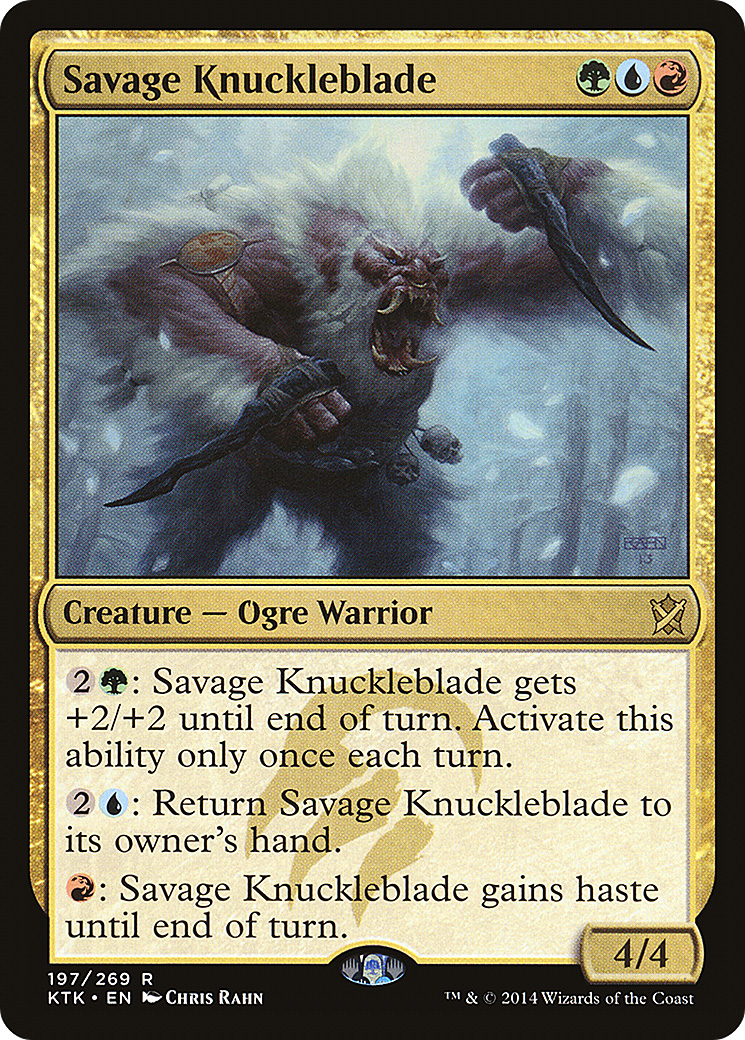Savage Knuckleblade (KTK-197) [Khans of Tarkir]