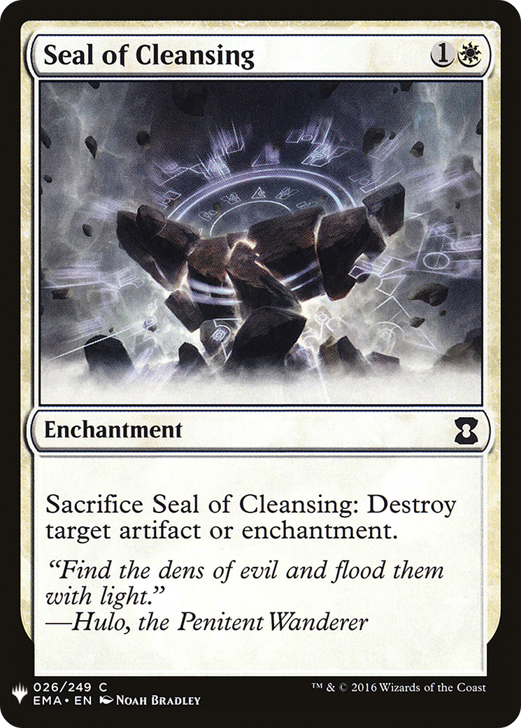 Seal of Cleansing (LIST-EMA-26) [The List]