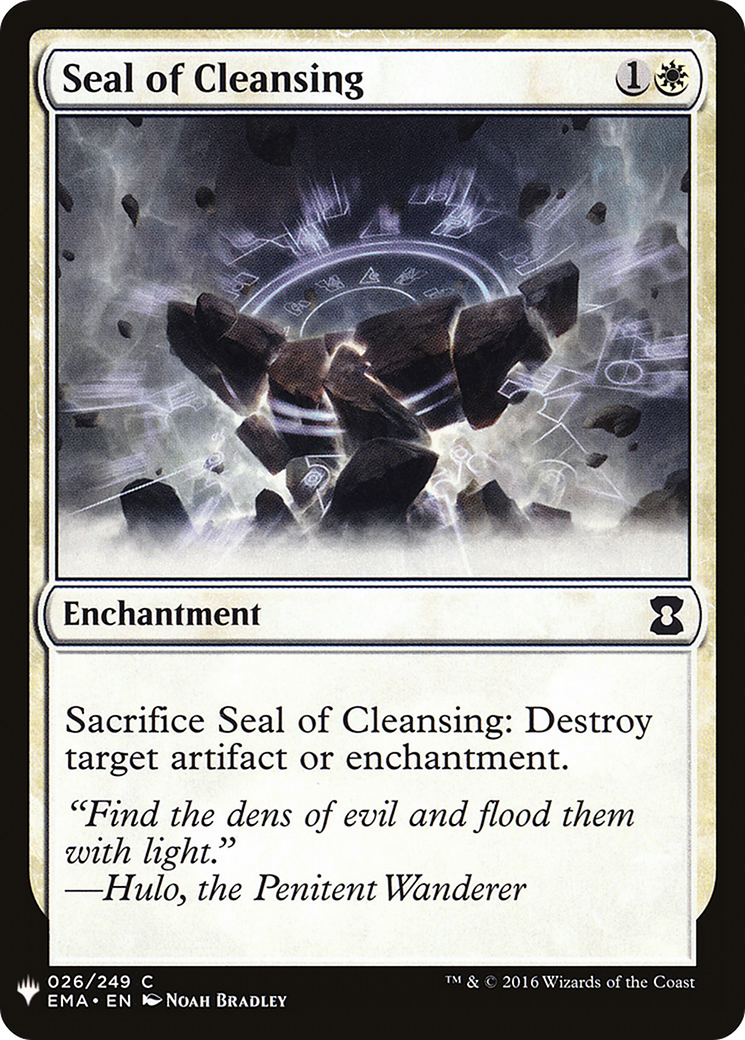 Seal of Cleansing (LIST-EMA-26) [The List]