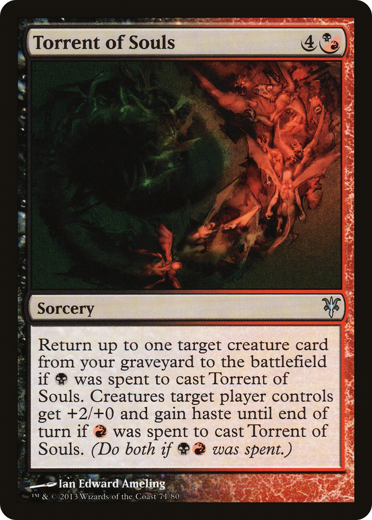 Torrent of Souls (DDK-071) [Duel Decks: Sorin vs. Tibalt]