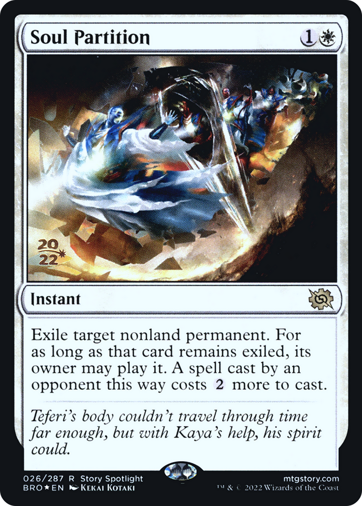 Soul Partition (PRE-026) [The Brothers' War Promos] Foil