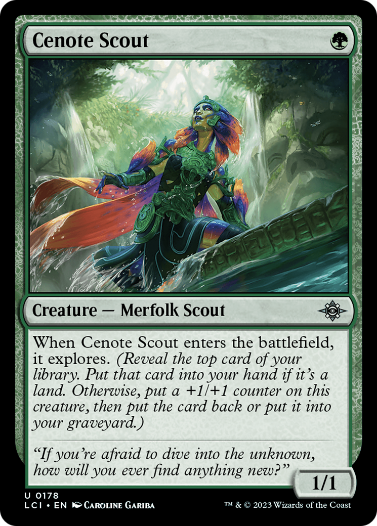 Cenote Scout (LCI-178) [The Lost Caverns of Ixalan] Foil
