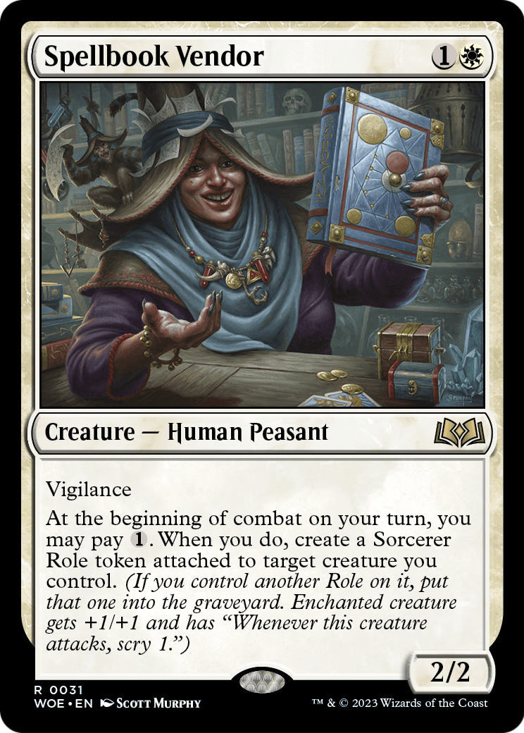 Spellbook Vendor (WOE-031) [Wilds of Eldraine]