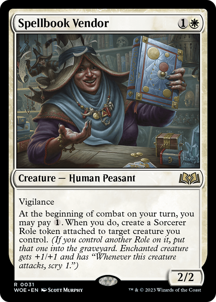 Spellbook Vendor (WOE-031) [Wilds of Eldraine]