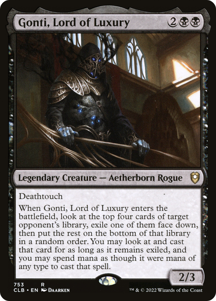 Gonti, Lord of Luxury (CLB-753) [Commander Legends: Battle for Baldur's Gate]