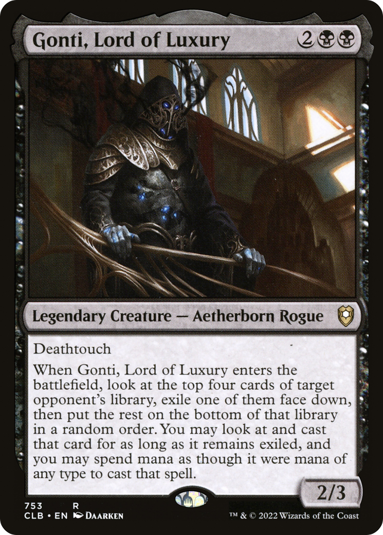 Gonti, Lord of Luxury (CLB-753) [Commander Legends: Battle for Baldur's Gate]