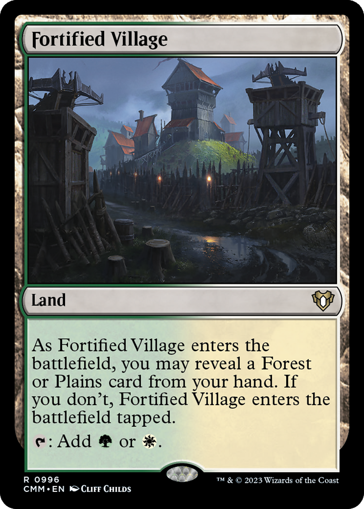 Fortified Village (CMM-996) [Commander Masters]