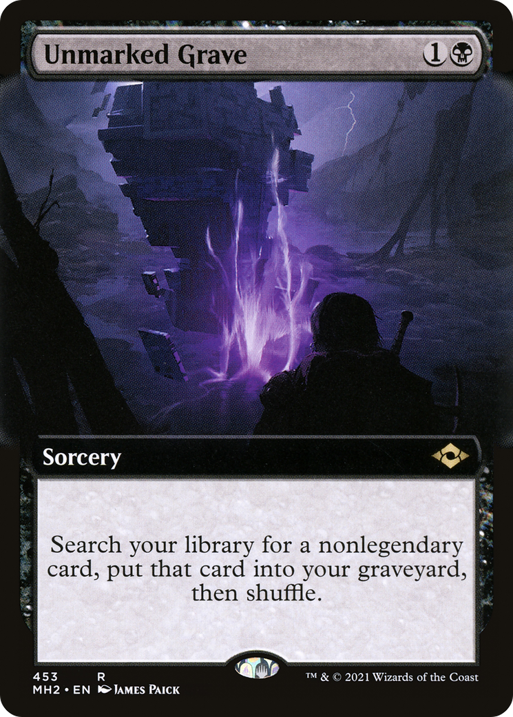 Unmarked Grave (Extended Art) (MH2-453) [Modern Horizons 2]