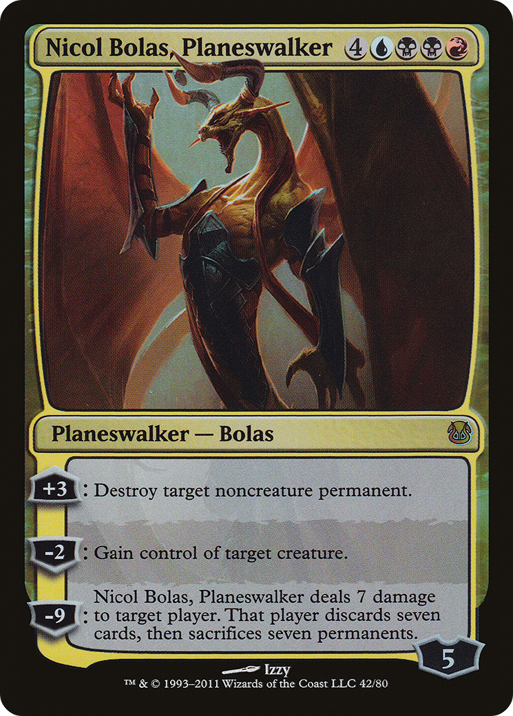 Nicol Bolas, Planeswalker (DDH-042) [Duel Decks: Ajani vs. Nicol Bolas] Foil