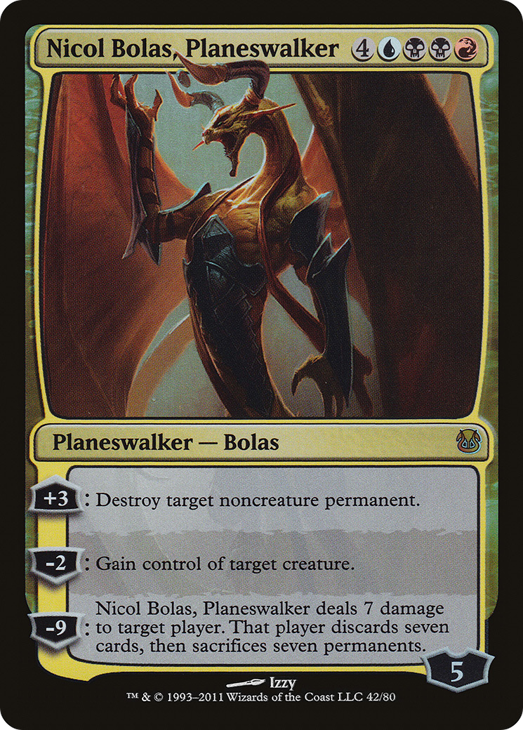 Nicol Bolas, Planeswalker (DDH-042) [Duel Decks: Ajani vs. Nicol Bolas] Foil
