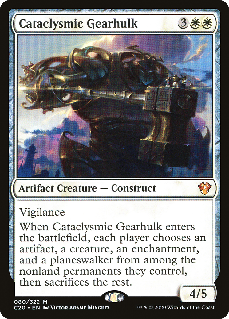 Cataclysmic Gearhulk (C20-080) [Commander 2020]