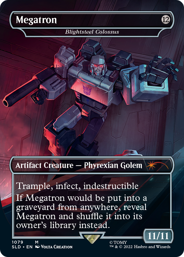 Blightsteel Colossus // Blightsteel Colossus (SLD-1079) [Secret Lair Drop] (Borderless) Foil