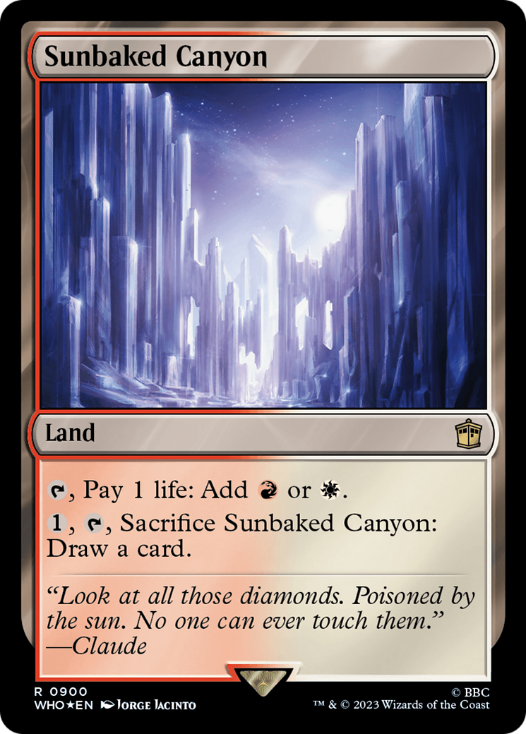 Sunbaked Canyon (WHO-900) [Doctor Who] Foil