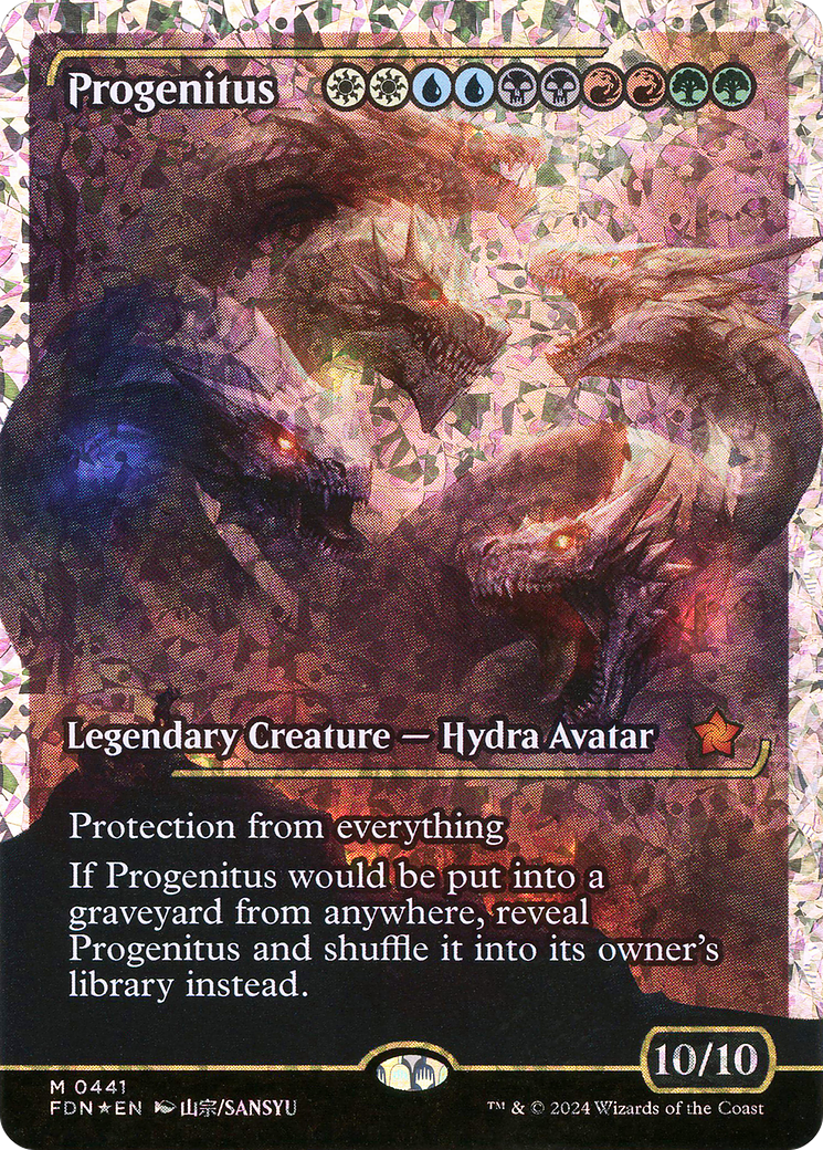 Progenitus (FDN-441) [Foundations]: (Showcase) Foil