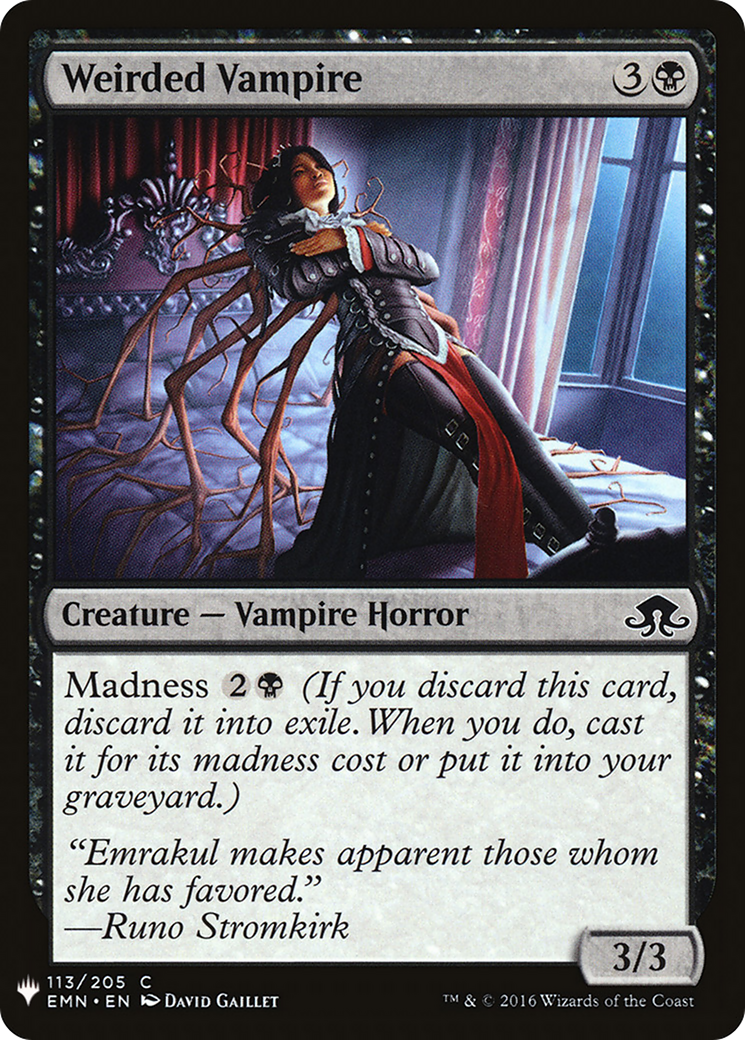 Weirded Vampire (LIST-EMN-113) [The List]