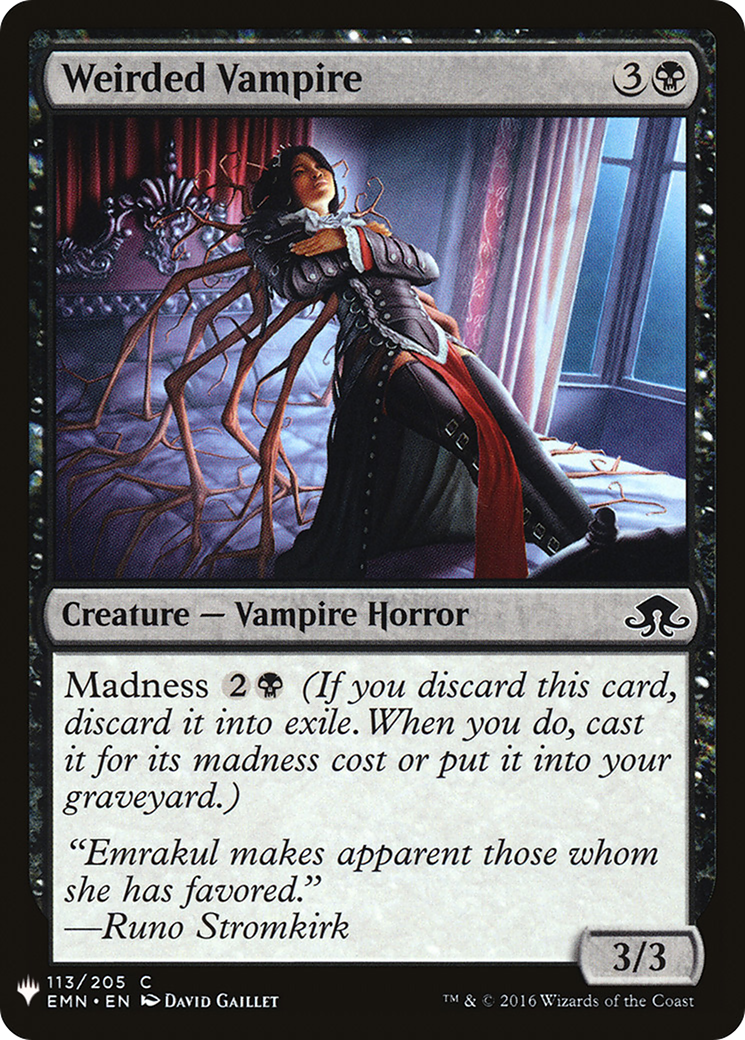 Weirded Vampire (LIST-EMN-113) [The List]