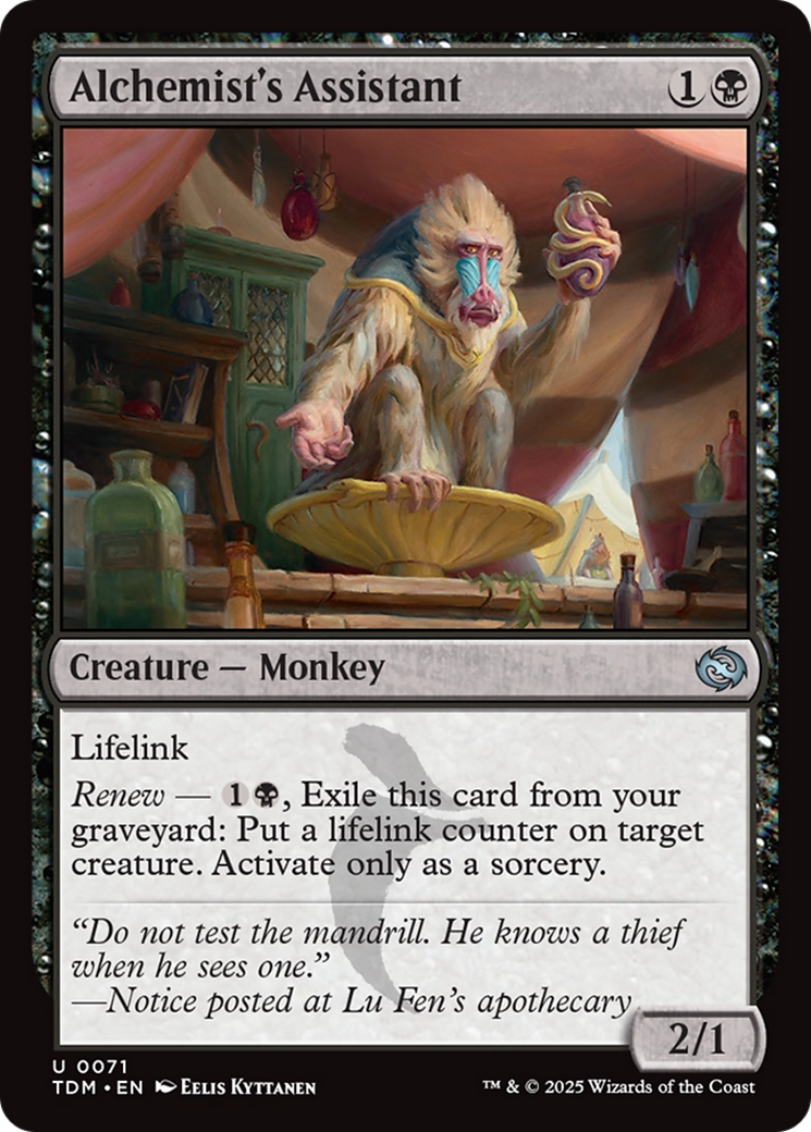 Alchemist's Assistant (TDM-071) [Tarkir: Dragonstorm]