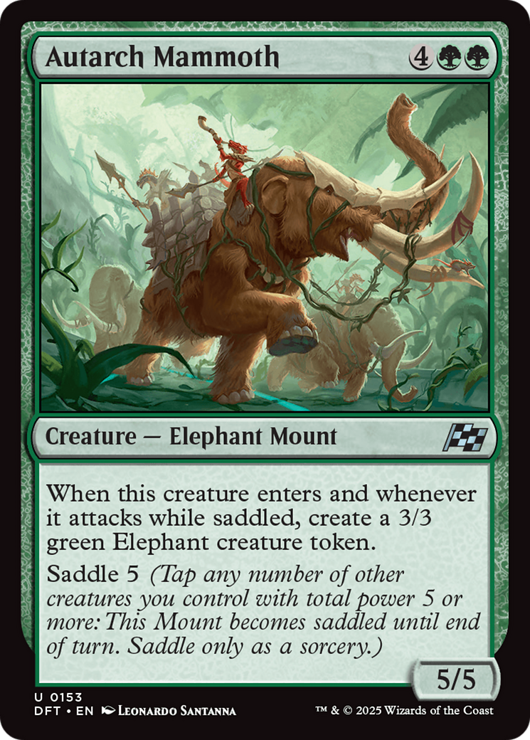 Autarch Mammoth (DFT-153) [Aetherdrift] Foil