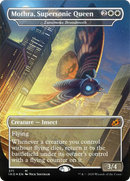 Mothra, Supersonic Queen - Luminous Broodmoth (IKO-371) [Ikoria: Lair of Behemoths] / Mothra, Supersonic Queen (Borderless) Foil