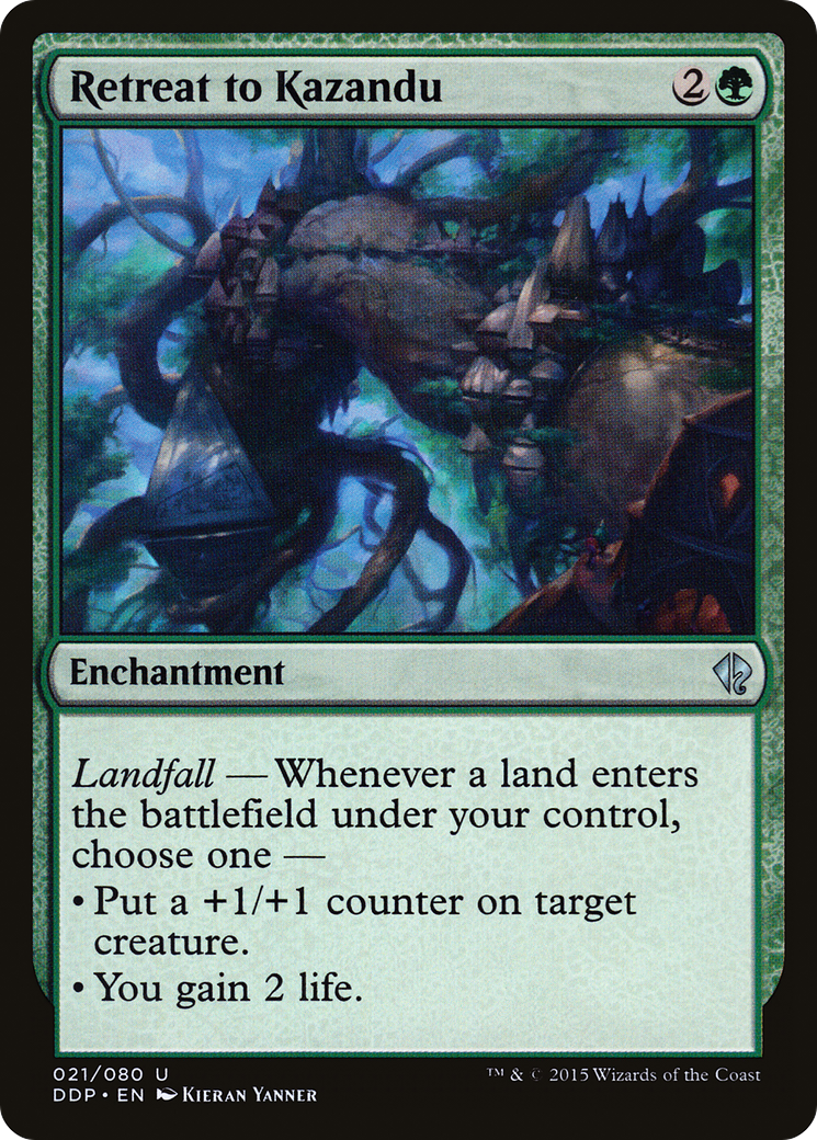 Retreat to Kazandu (DDP-021) [Duel Decks: Zendikar vs. Eldrazi]