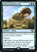 Colossal Rattlewurm (PRE-159S) [Outlaws of Thunder Junction Promos] Foil