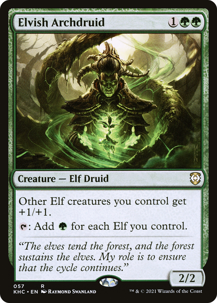 Elvish Archdruid (KHC-057) [Kaldheim Commander]
