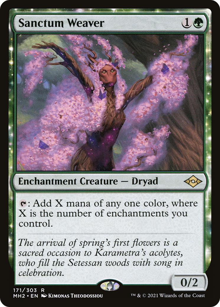 Sanctum Weaver (MH2-171) [Modern Horizons 2]: (enchantment) Foil