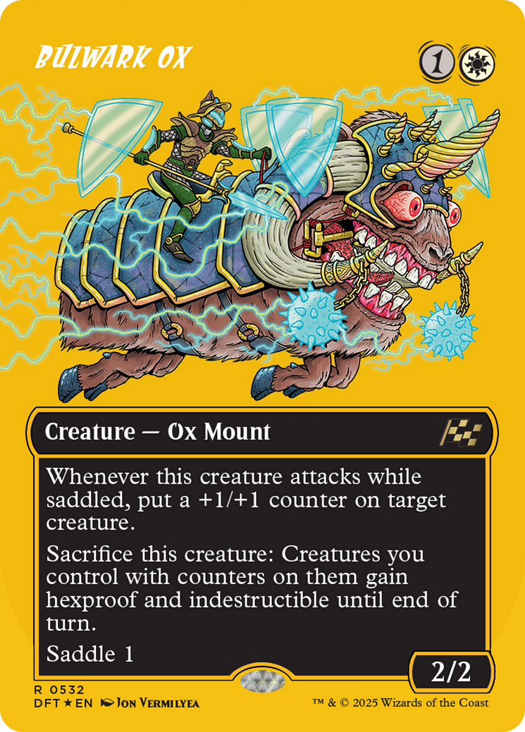 Bulwark Ox (DFT-532) [Aetherdrift] (Borderless) Foil