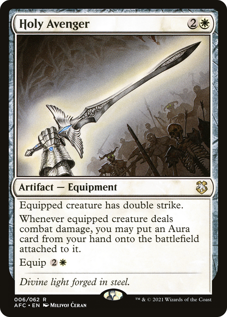 Holy Avenger (AFC-006) [Forgotten Realms Commander]