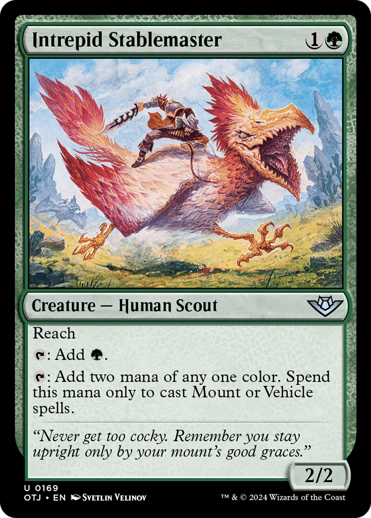 Intrepid Stablemaster (OTJ-169) [Outlaws of Thunder Junction] Foil