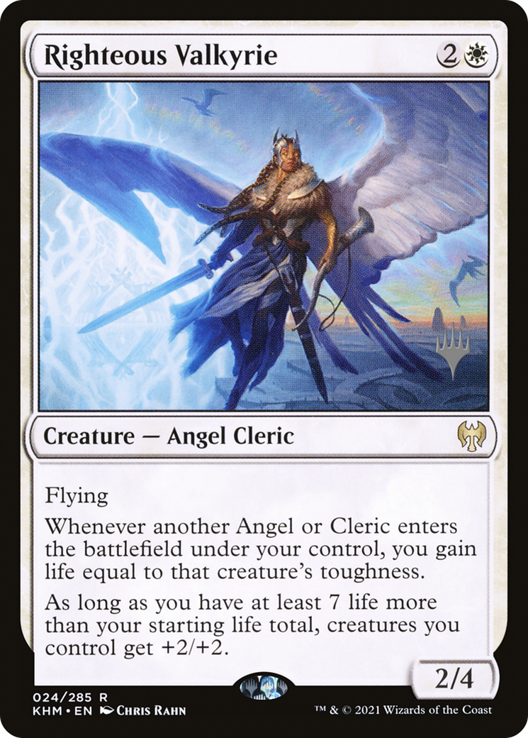 Righteous Valkyrie (PPKHM-24P) [Kaldheim Promos] Foil