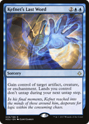 Kefnet's Last Word (HOU-039) [Hour of Devastation]