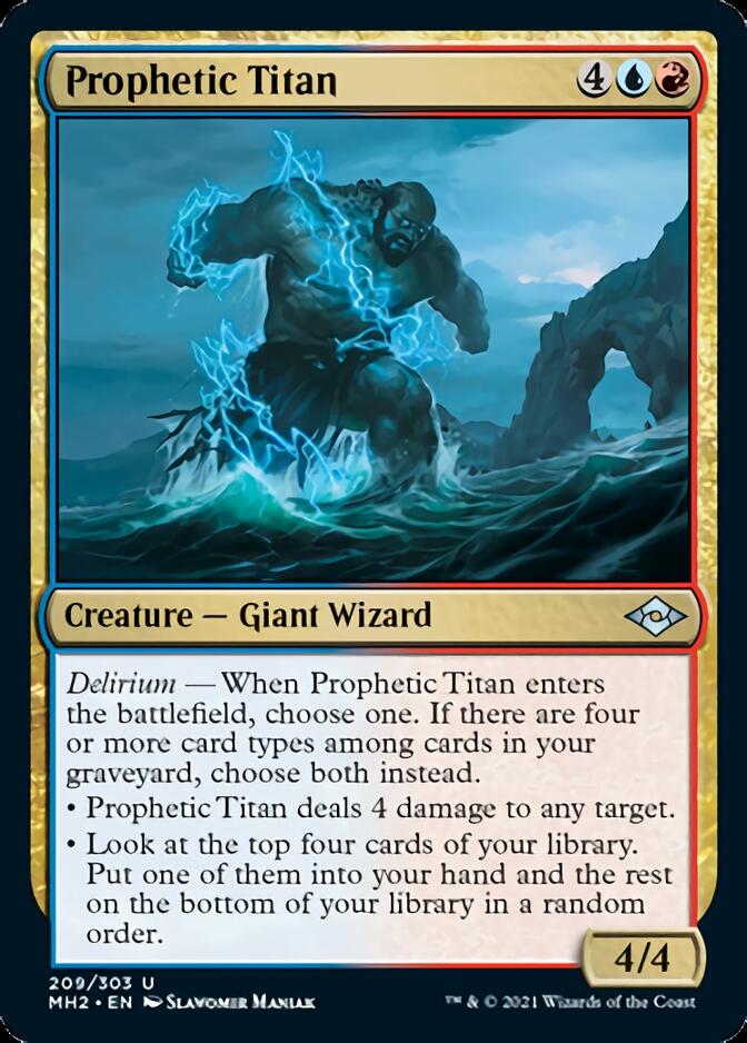 Prophetic Titan (MH2-209) [Modern Horizons 2] Foil
