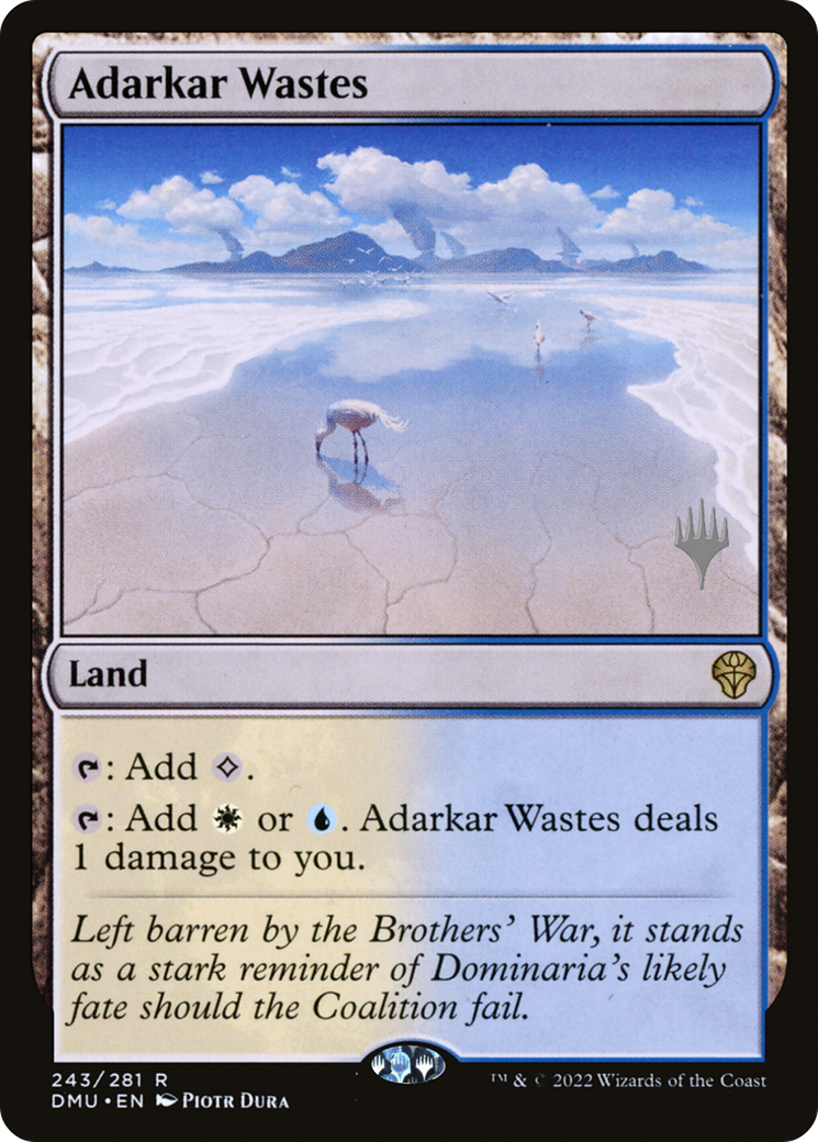 Adarkar Wastes (PPDMU-243) [Promo Pack: Dominaria United Promos]