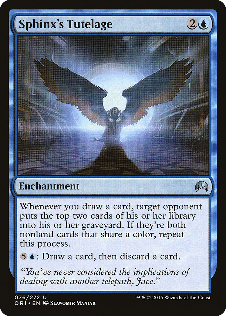Sphinx's Tutelage (ORI-076) [Magic Origins]