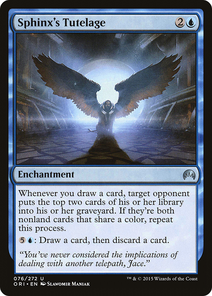 Sphinx's Tutelage (ORI-076) [Magic Origins]