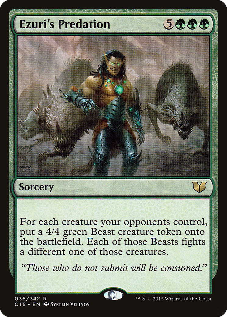 Ezuri's Predation (C15-036) [Commander 2015]