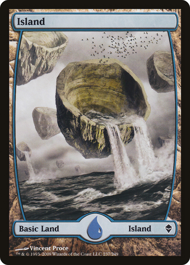 Island (ZEN-237) [Zendikar] Foil
