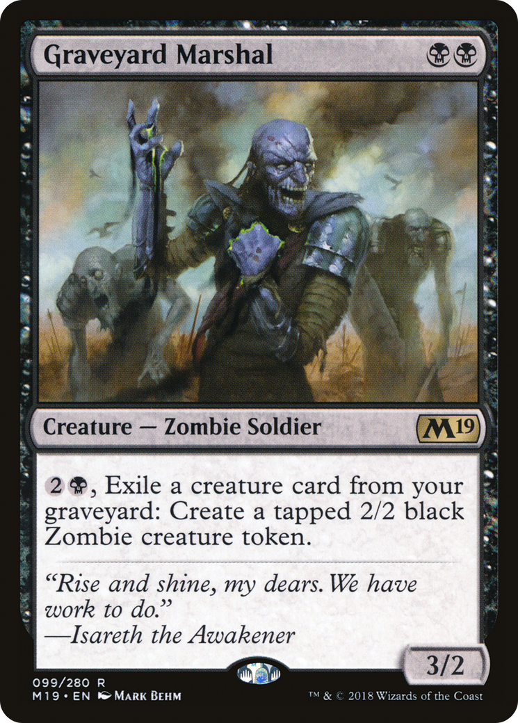 Graveyard Marshal (M19-099) [Core Set 2019]
