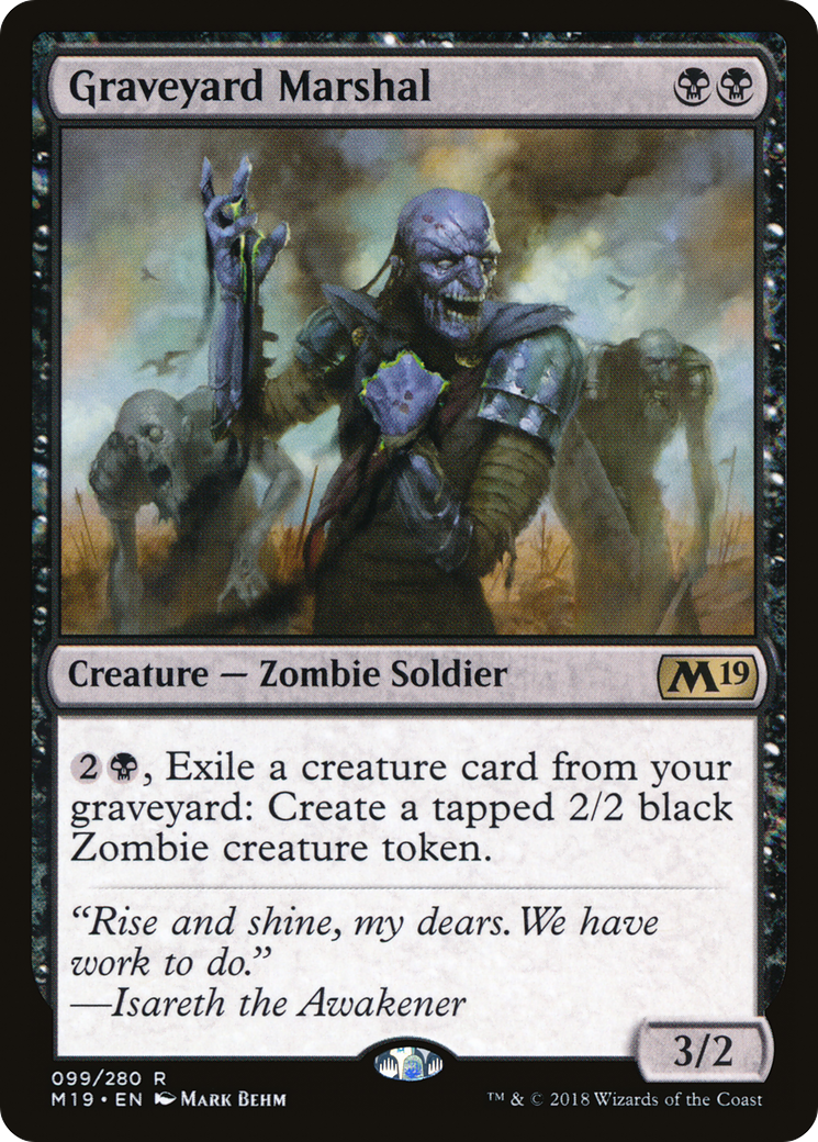 Graveyard Marshal (M19-099) [Core Set 2019] Foil