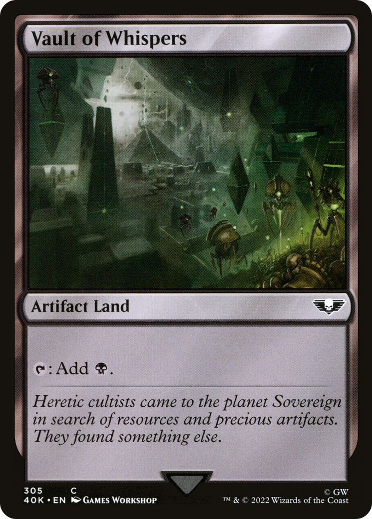 Vault of Whispers (40K-305) [Warhammer 40,000 Commander]