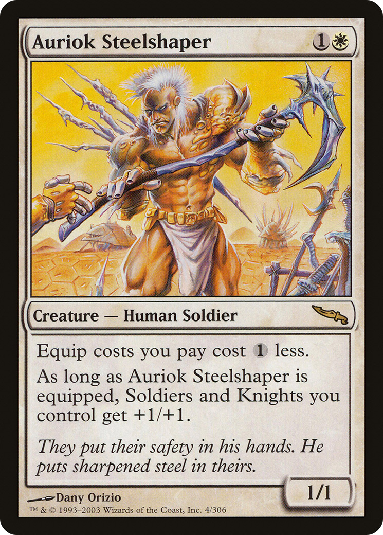 Auriok Steelshaper (MRD-004) [Mirrodin] Foil