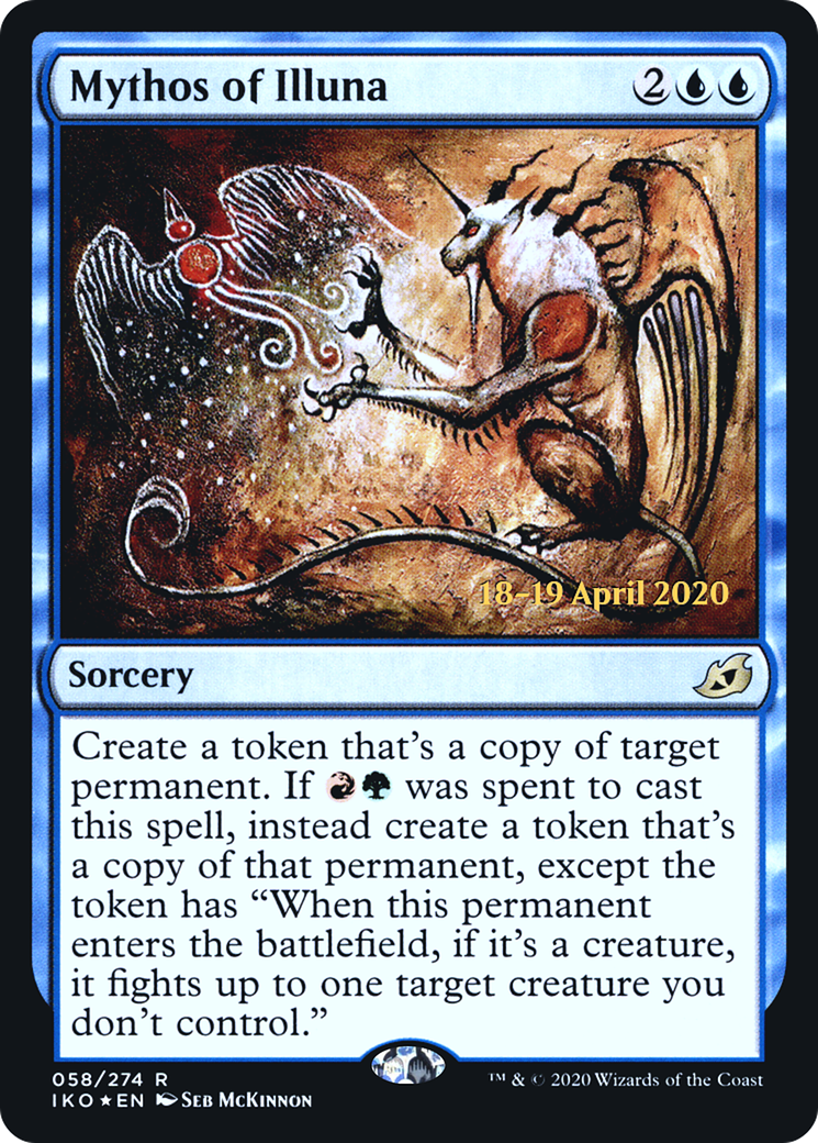Mythos of Illuna (PRE-58S) [Ikoria: Lair of Behemoths Promos] Foil