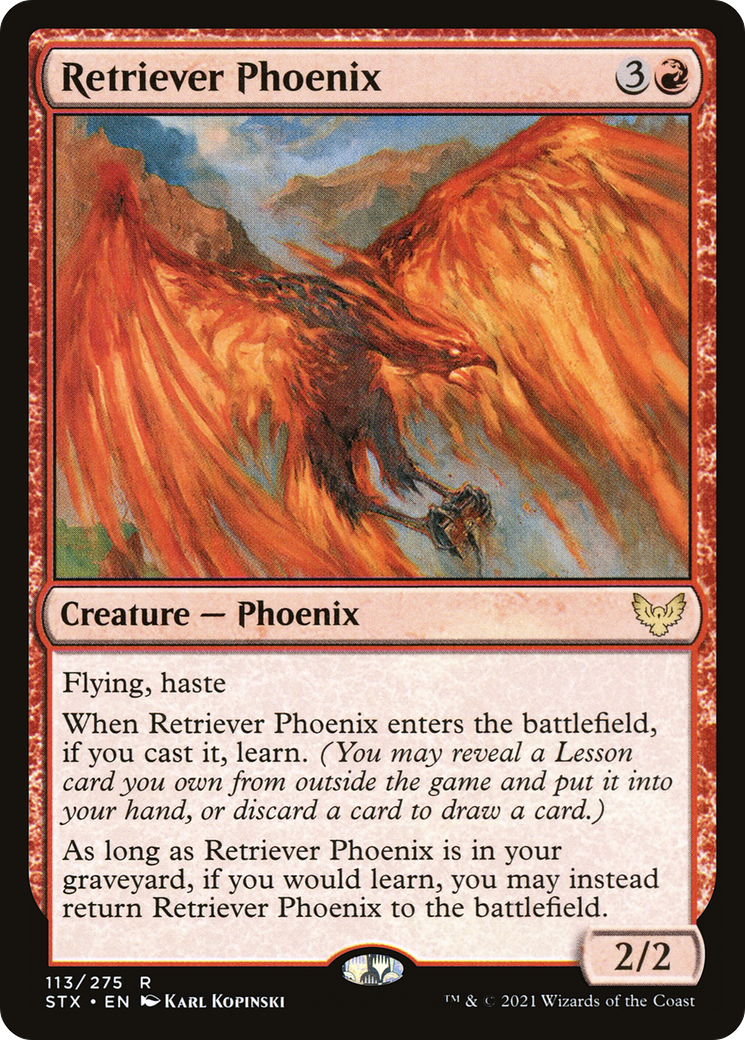 Retriever Phoenix (STX-113) [Strixhaven: School of Mages]
