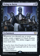 Dying to Serve (PRE-109) [Innistrad: Crimson Vow Promos] Foil