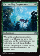 Encroaching Dragonstorm (TDM-142) [Tarkir: Dragonstorm]: (enchantment) Foil