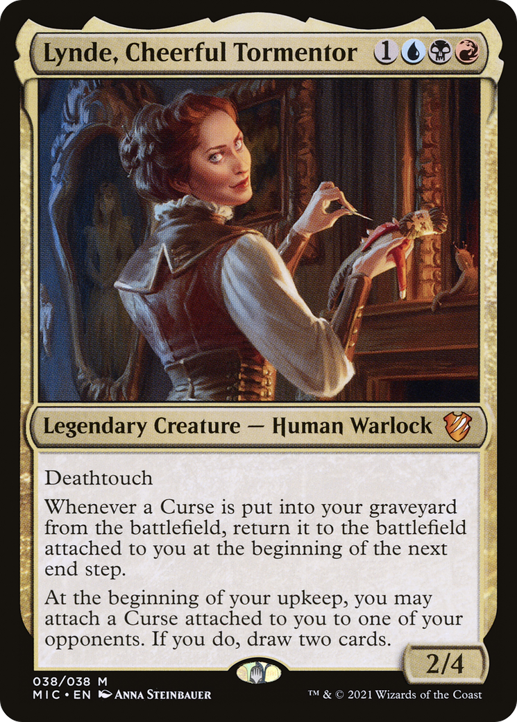 Lynde, Cheerful Tormentor (MIC-038) [Midnight Hunt Commander]